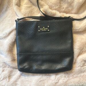 Kate Spade Black Leather Crossbody Bag